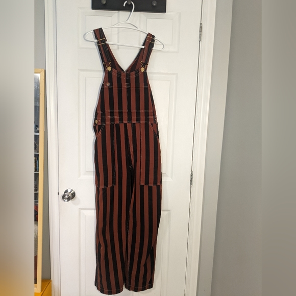 Big bud press overalls - black and brown stripe - Picture 2 of 4